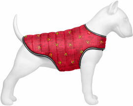Акция на Курточка-накидка для собак Waudog Clothes Супермен красная L А 41 см B 58-70 см С 42-52 см (505-4007) от Stylus