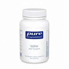 Акція на Pure Encapsulations Iodine & Tyrosine 120 caps Йод и Тирозин (PE-00384) від Stylus