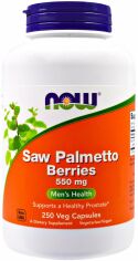 Акція на Now Foods Saw Palmetto Berries 550 mg 250 Vcaps Со пальметто (ягоды сереноа) від Stylus