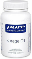 Акція на Pure Encapsulations Borage Oil 60 caps Масло Огуречника від Stylus