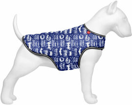 Акція на Курточка-накидка для собак Waudog Clothes рисунок Бэтмен бело-голубая S А 32 см B 41-51 см С 23-32 см (503-4001) від Stylus
