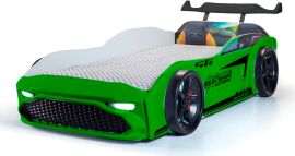 Акция на Детская кровать-машина пластик Форсаж зеленая (300.08.01) от Stylus