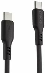 Акція на Proove Cable USB-C to USB-C Rebirth 60W 1m Black (CCRE60002201) від Stylus