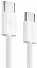 Акция на Proove Cable USB-C to USB-C Energy Stream 60W 1m White (CCES60002202) от Stylus