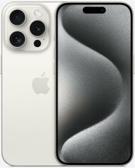 Акція на Apple iPhone 15 Pro Max 256GB White Titanium Dual Sim (MU2P3) від Stylus