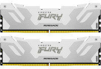 Акція на Kingston Fury 32 Gb (2x16GB) DDR5 6800 MHz Renegade Silver/White (KF568C36RWK2-32) від Stylus