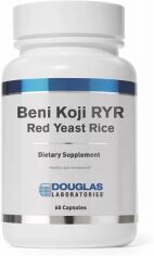 Акция на Douglas Laboratories Beni Koji Red Yeast Rice Ферментированный красный дрожжевой рис 60 капсул от Stylus