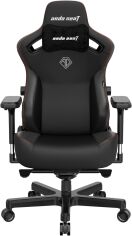 Акция на Кресло игровое Anda Seat Kaiser 3 Black Size Xl (AD12YDC-XL-01-B-PV/C) от Stylus