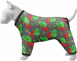 Акція на Дождевик для собак Waudog Clothes рисунок Калина XS22, В 30-34 см, С 19-21 см (5322-0228) від Stylus