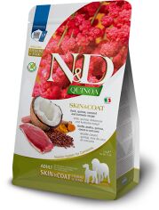 Акция на Сухой корм Farmina N&D Quinoa Skin&Coat Adult Medium & Maxi для взрослых собак для средних и больших при пищевой аллергии c уткой, киноа, кокос и куркума 7 кг 42002 (X/01/80) от Stylus