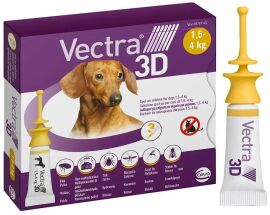 Акція на Капли на холку для собак Ceva Vectra 3D от 1.5 до 4.0 кг 3х0.8 мл (179,797) від Stylus
