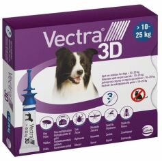 Акция на Капли на холку для собак Ceva Vectra 3D от 10.1 до 25.0 кг 3х3.6 мл (179,799) от Stylus