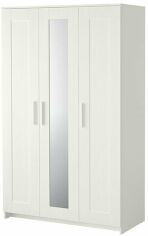 Акция на Шкаф 3-х дверный ІКЕА Brimnes 117х190 см Белый (40407922) от Stylus