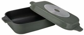 Акція на Ringel Zitrone Olive сковорода Ростер с крышкой 34x24x13.5 см 6+3л (RG-2108-34/OL) від Stylus