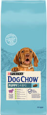 Акция на Сухой корм Purina Dog Chow Puppy для щенков со вкусом ягненка 14 кг (7613034487872) от Stylus