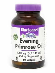Акция на Bluebonnet Nutrition Evening Primrose Oil, 1300 mg, 60 Softgels (BLB0921) от Stylus