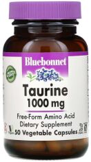 Акция на Bluebonnet Nutrition Taurine Таурин 1000 мг 50 гелевых капсул от Stylus