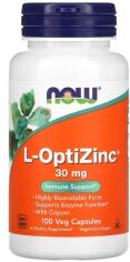 Акция на Now Foods L-OptiZinc 30 mg 100 caps от Stylus