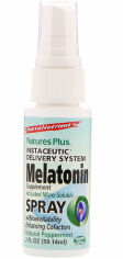 Акция на Nature's Plus, Insta Nutrient, Melatonin Supplement Spray, Natural Peppermint, 2 fl oz (59.14 ml) (NTP4762) от Stylus