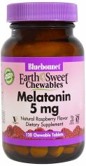 Акція на Bluebonnet Nutrition Melatonin, 5 mg, Natural Raspberry Flavor, 120 Chewable Tablets (BLB0997) від Stylus
