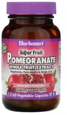 Акція на Bluebonnet Nutrition Pomegranate Extract Экстракт плодов граната 60 вегетарианских капсул від Stylus
