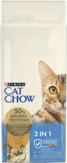 Акция на Сухой корм Purina Cat Chow Feline для взрослых кошек с индейкой 15 кг (7613034153746) от Stylus