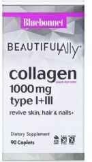 Акція на Bluebonnet Nutrition Beautiful Ally Collagen Type I + Iii Коллаген 1000 мг 90 капсул від Stylus