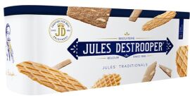 Акция на Ассорти печенья и вафель Biscuiterie Jules Destrooper Tin Jules Traditionals 300 г (5410471915089) от Stylus