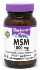 Акция на Bluebonnet Nutrition Msm 1000 mcg МСМ 60 вегетарианских капсул от Stylus