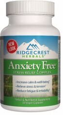 Акция на RidgeCrest Herbals Anxiety Free, 60 Vegan Capsules (RCH320) от Stylus