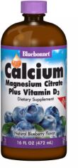 Акция на Bluebonnet Nutrition Calcium Magnesium Citrate + Vitamin D3, Natural Blueberrry Flavor, 16 oz (472 ml) (BLB0686) от Stylus