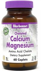 Акция на Bluebonnet Nutrition Chelated Calcium Magnesium Хелатный Кальций и Магний 60 таблеток от Stylus