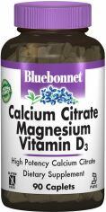 Акция на Bluebonnet Nutrition Calcium Citrate, Magnesium, Vitamin D3, 90 Caplets (BLB0715) от Stylus