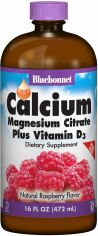 Акція на Bluebonnet Nutrition Calcium Magnesium Citrate + Vitamin D3, Natural Raspberry Flavor, 16 oz (472 ml) (BLB0694) від Stylus
