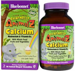 Акция на Bluebonnet Nutrition Rainforest Animalz, Calcium Magnesium And Vitamin D3, Natural Vanilla Frosting Flavor, 90 Animal-Shaped Chewables (BLB0196) от Stylus