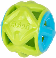 Акция на Игрушка для собак Мяч GiGwi Basic салатовый резина 9 см (2349) от Stylus