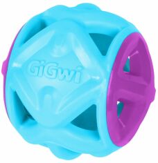 Акция на Игрушка для собак Мяч GiGwi Basic голубой 9 см (2348) от Stylus
