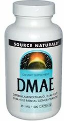 Акция на Source Naturals DMAE, 351 mg, 200 Caps от Stylus