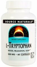 Акція на Source Naturals L-Tryptophan 500 mg 60 caps L-Триптофан від Stylus