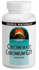 Акція на Source Naturals Chromemate Chromium Gtf Yeast-Free, 200 mcg, 240 Tab від Stylus