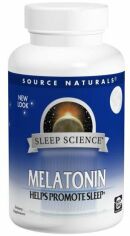 Акція на Source Naturals Melatonin 3mg, Sleep Science, 120 Tab від Stylus