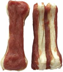 Акція на Лакомство для собак Fox Сэндвич из утки и прессованной кости 15.5 см 500 г від Stylus