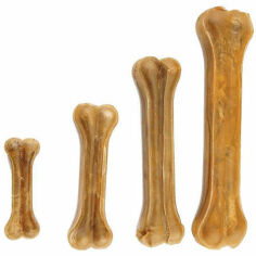Акция на Лакомство для собак Fox Прессованная кость из сыромятной кожи 5 см 12-13 г в кусочке 5 см от Stylus