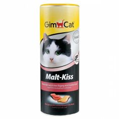 Акция на Лакомство GimCat Поцелуйчики Malt-Kiss для кошек для вывода шерсти 450 г 600 шт. (4002064417097) от Stylus