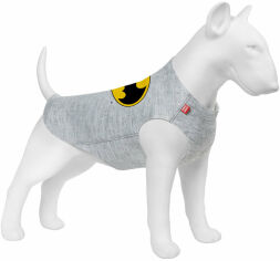 Акция на Майка для собак Waudog Clothes рисунок "Бэтмен лого" XS22 B 30-35 см С 19-24 см (291-2001) от Stylus