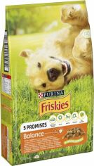 Акция на Сухой корм Friskies для взрослых собак с курицей и овощами 10 кг (7613031395491) от Stylus