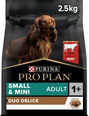 Акция на Сухой корм Pro Plan Duo Delice Для взрослых собак мелких и карликовых пород с говядиной 2.5 кг (7613034819758) от Stylus