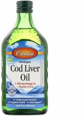 Акция на Carlson Labs Norwegian Cod Liver Oil 16.9 fl oz (500 ml) Regular Unflavored Жир печени норвежской трески, обычный, без ароматизаторов от Stylus
