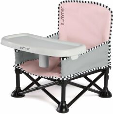 Акция на Раскладной стул-бустер Summer infant Pop'n Sit розовый (13706) от Stylus