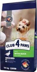Акция на Сухой корм Club 4 Paws Premium Adult Small Breeds Duck для малых пород собак С уткой 14 кг (4820215368964) от Stylus